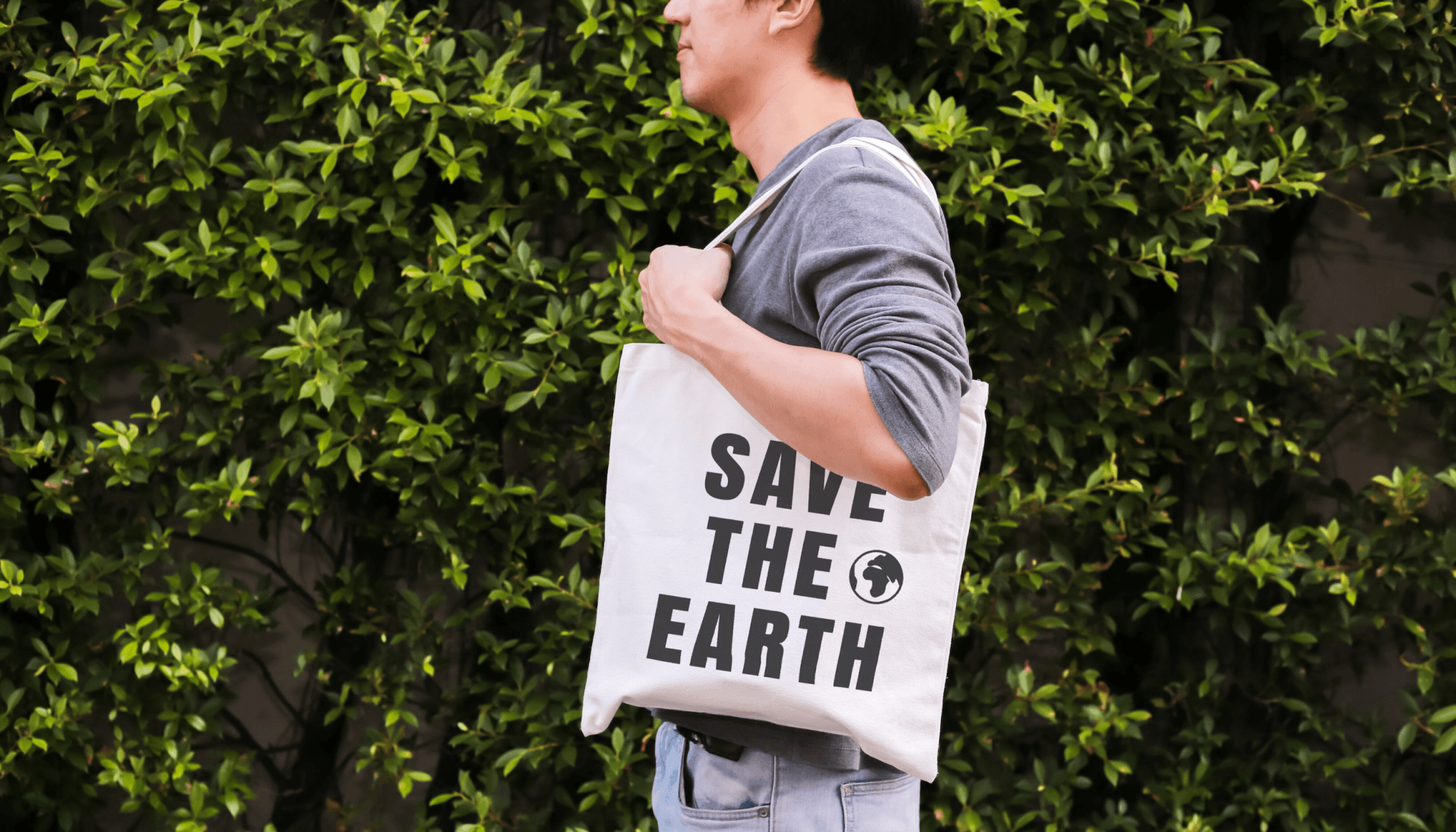 Save The Earth Reusable Bag